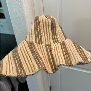 thick knit Moroccan sun hat